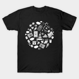 Cute Travelling Doodle T-Shirt